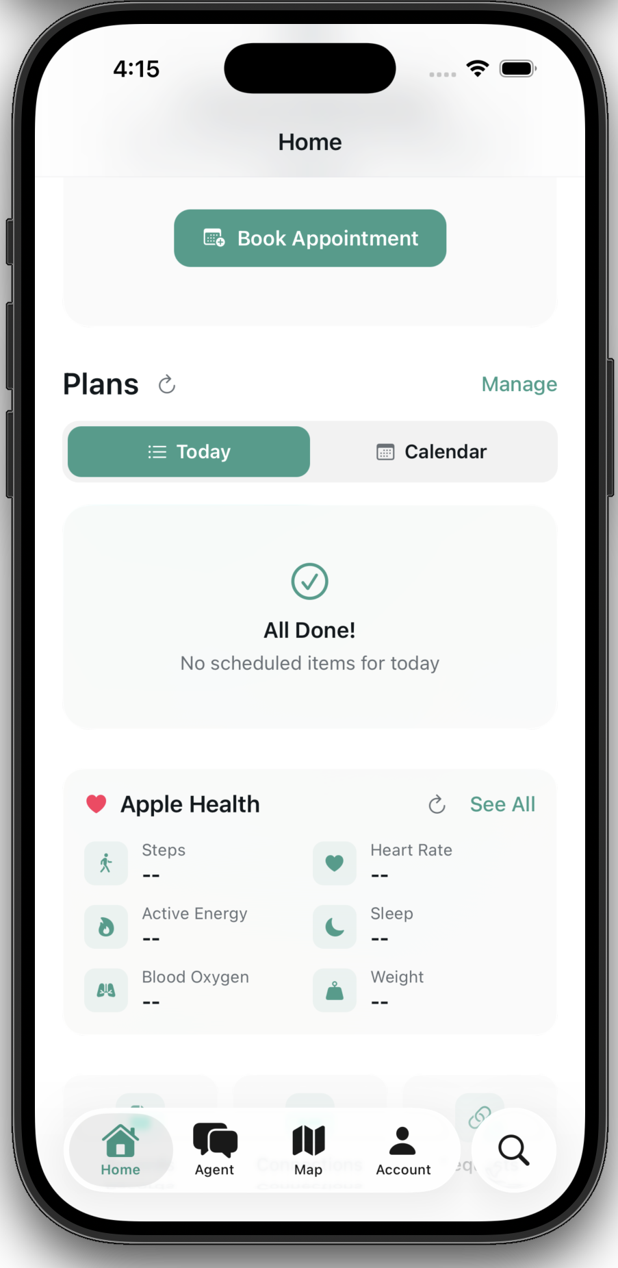 Client Mobile Dashboard